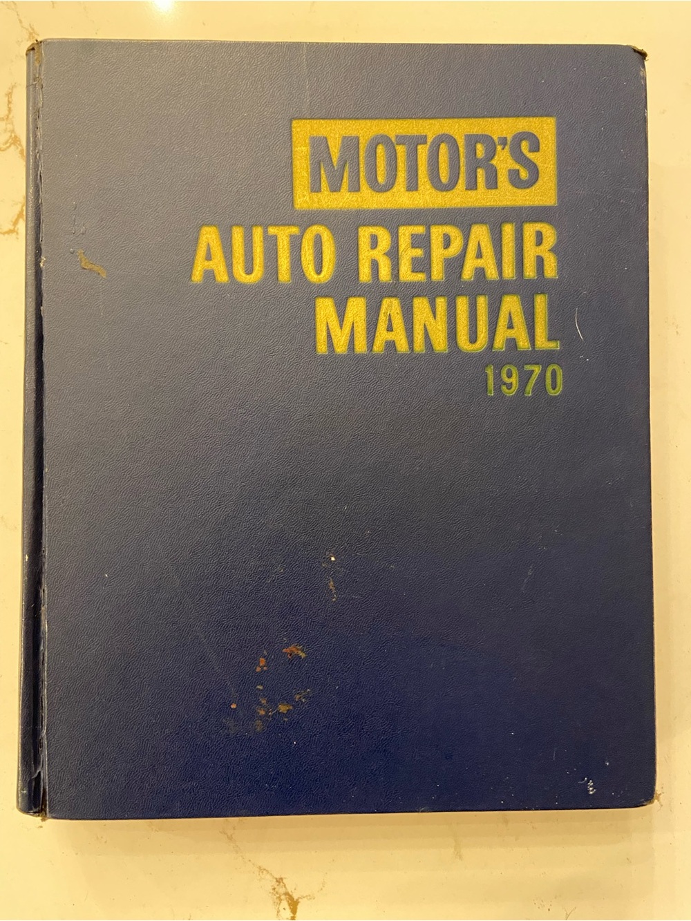 1970 Motor'S Auto Repair Service Manual Hardcover Vintage Book.